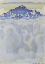 La Jungfrau au-dessus de la mer de brouillard
